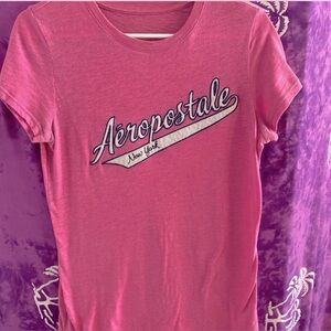 Aeropostale Pink Graphic Tee